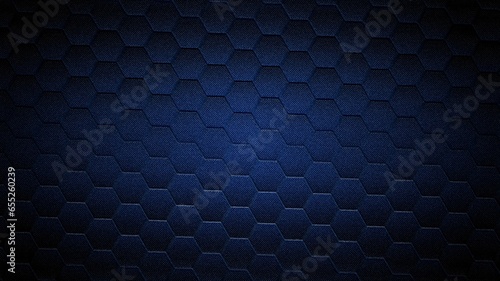 Illustration of a dark blue background with patterns and effects