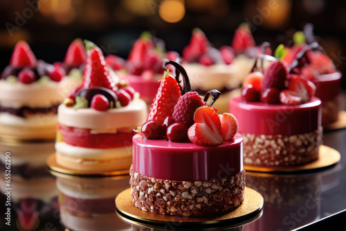 French patisserie cakes photo