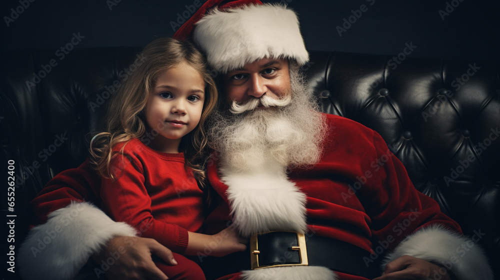 Innocence in Conversation: Santa's Lap Magic, Generative AI