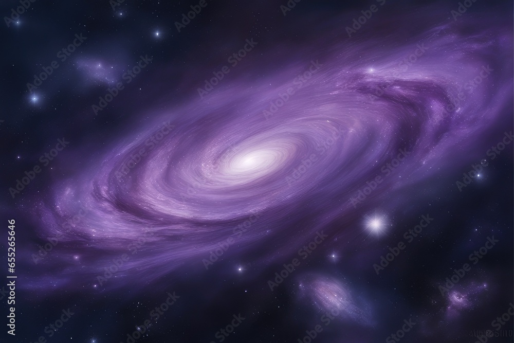 Plum hued galactic sky Plum hued galactic sky