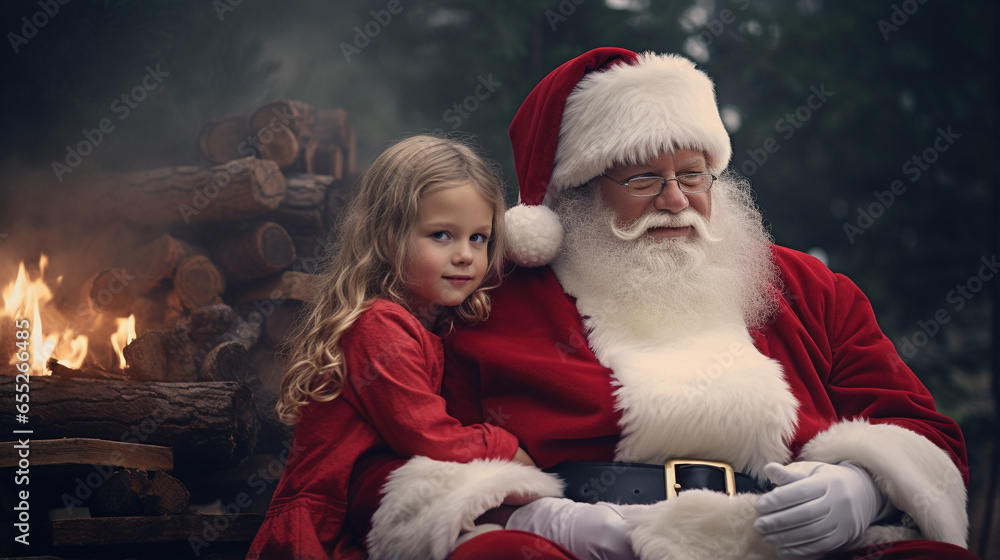 Embracing the Season: Santa's Lap, A Joyful Time of Trustful Exchange, Generative AI Embracing the Season: Santa's Lap, A Joyful Time of Trustful Exchange, Generative AI