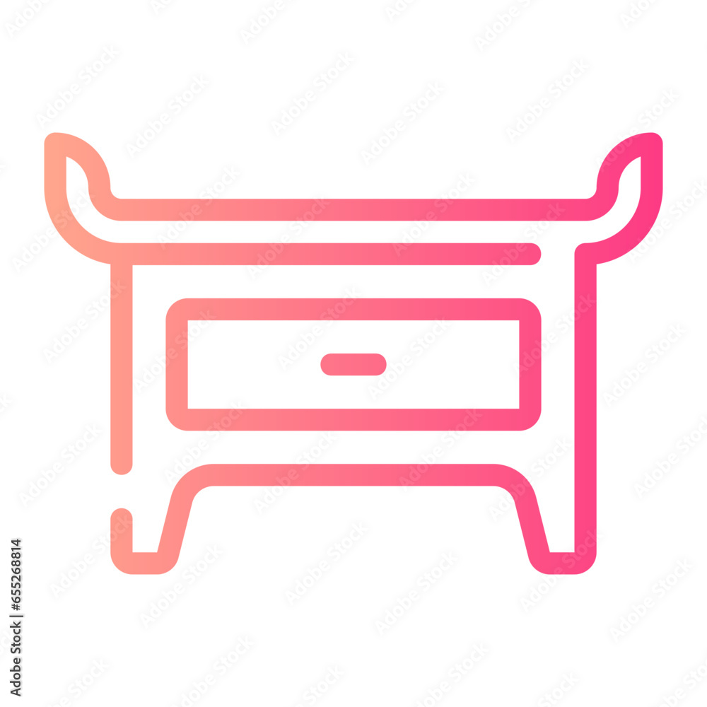 furniture gradient icon furniture gradient icon