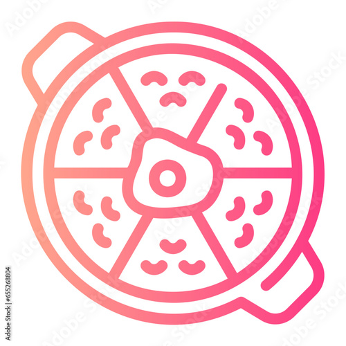 bibimbap gradient icon