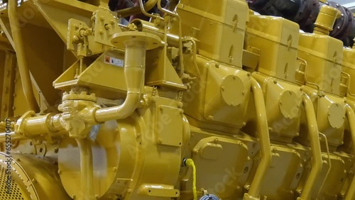 Modern V16 cylinder diesel engine for construction machinery