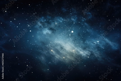 A stunning image of a blue galaxy with stars in the background. Perfect for space enthusiasts and astronomy lovers. Can be used for educational materials, posters, or website backgrounds.