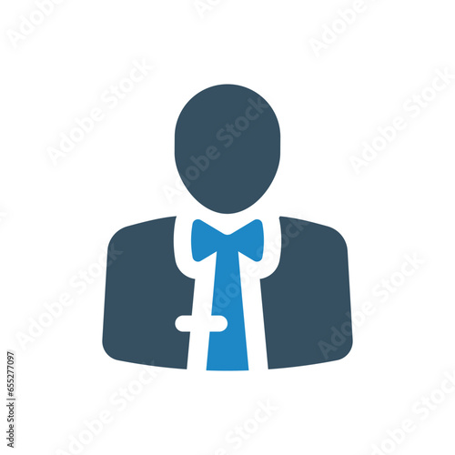avatar, man icon vector illustration