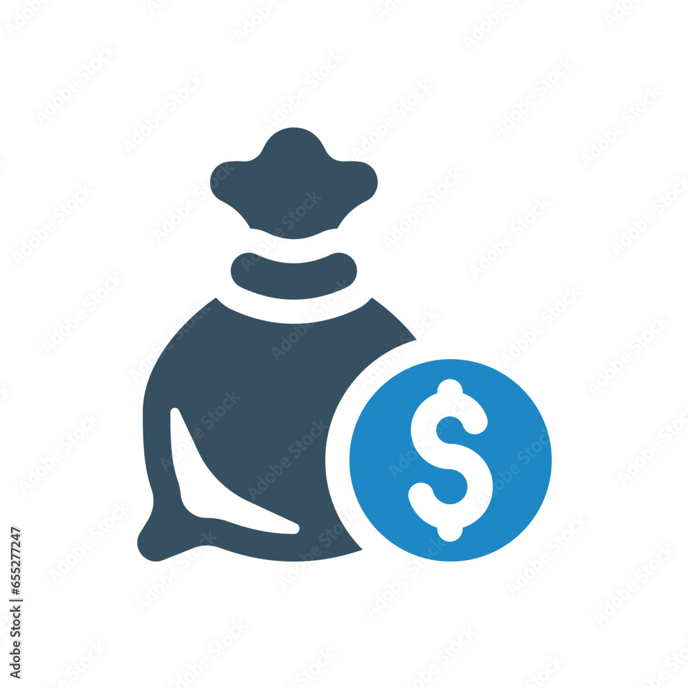 money bag icon vector illustration money bag icon vector illustration