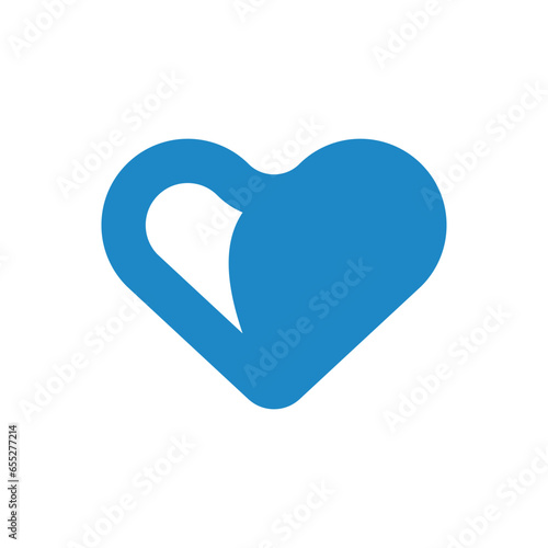 heart icon vector illustration photo