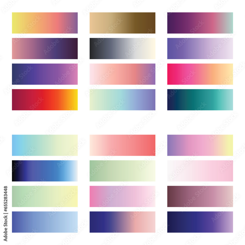 Abstract Colored Palette Guide. RGB color