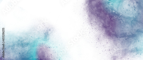 nebula on transparent background purple and blue clip art