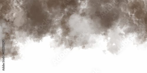 White paper background illustration with soft brown vintage or antique distressed texture .white overcast clouds are about to rain abstract gray and brown background of white paper canvas .
