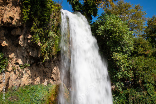 Edessa  Greece - Edessa Waterfalls. Selective focus. 
