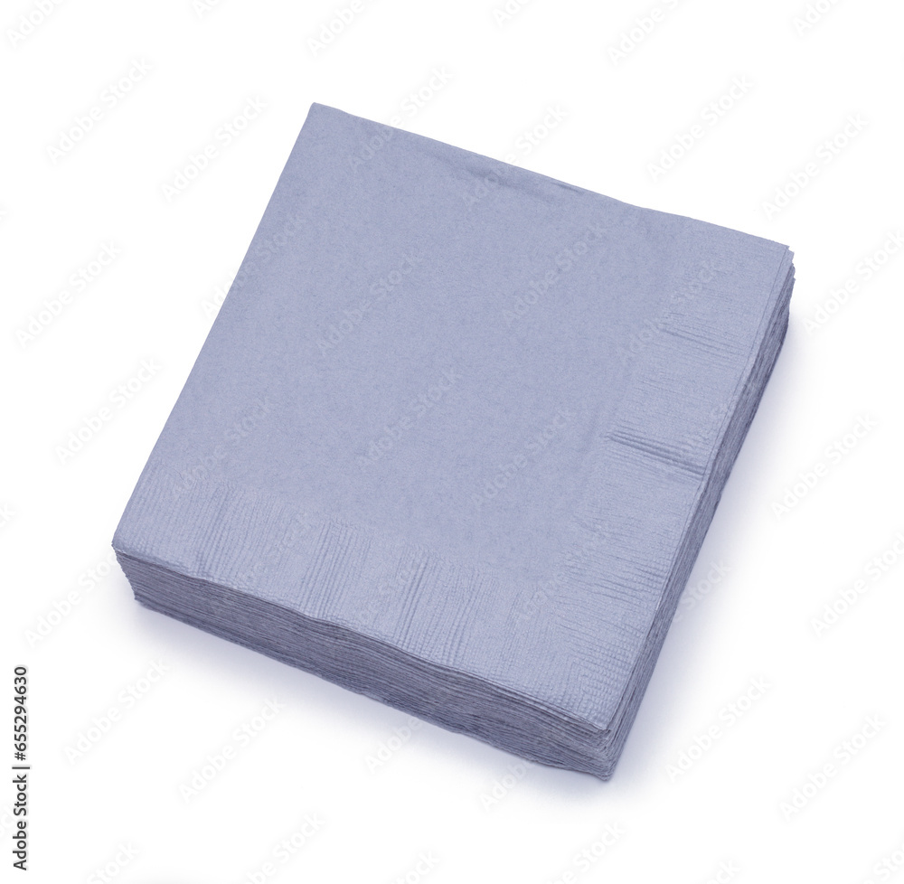Stack of Grey Napkiins Stack of Grey Napkiins