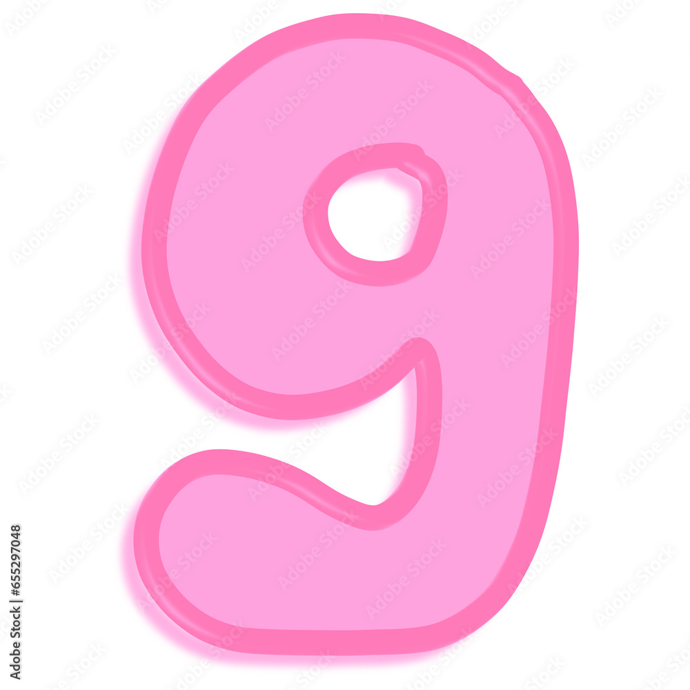 colorful number colorful number