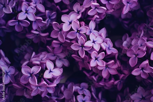 Macro background of spring lilac violet flowers. Abstract floral backdrop. Spring concept © ratatosk