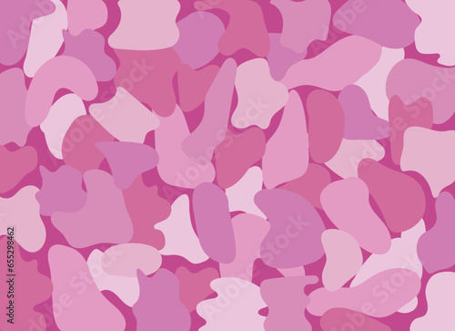 Random shapes. Irregularly shaped drops. Abstract stains, ink stains, simple liquid amorphous stain elements. Vector illustration.