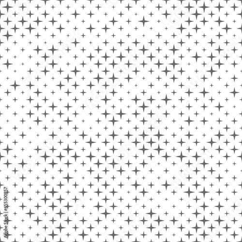 Starlight. Seamless star pattern. stars of different sizes and shades. Background for multi-purpose use. Simple style.