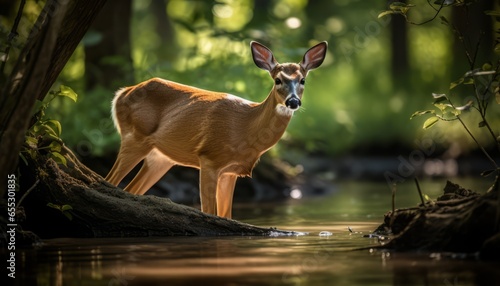 Protecting Our Planet: Nature Conservation Efforts Deer animal