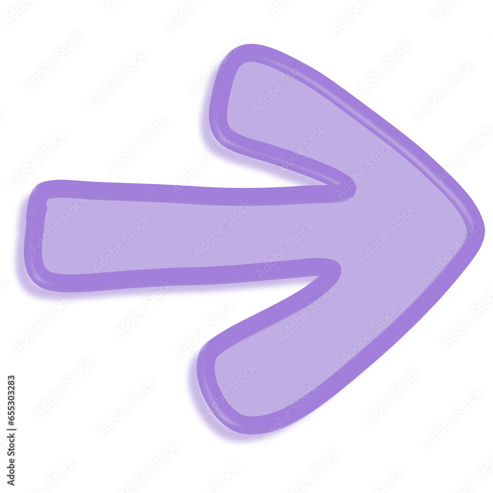 Hand drawn arrow symbol colorful Hand drawn arrow symbol colorful