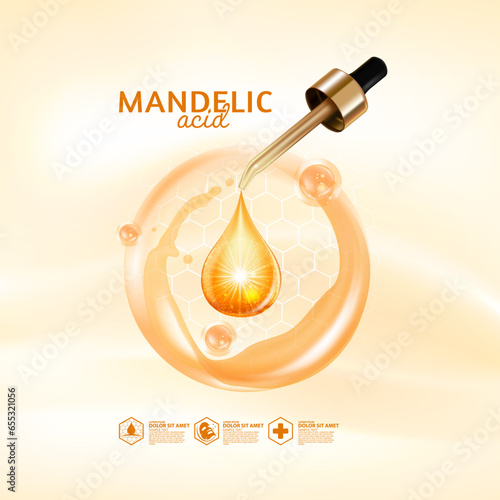 Mandelic Acid Serum Skin Care Cosmetic photo