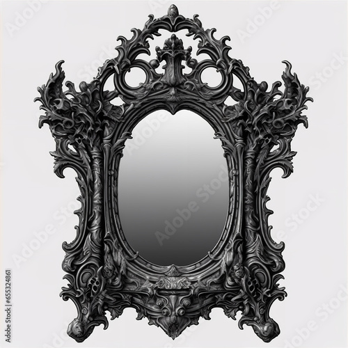 gothic frame mirror by Generative AI
