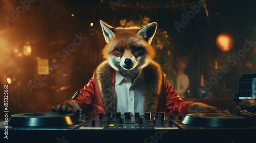 A sly fox DJ,  keeping the club hopping with cunning tracks
