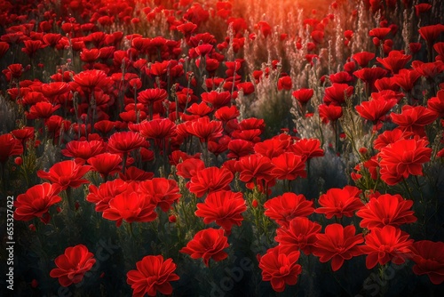 red and yellow tulips 4k HD quality photo. 