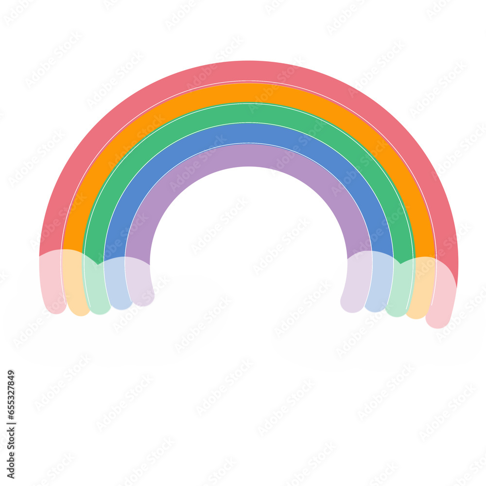 Fototapeta premium Cloud And Rainbow