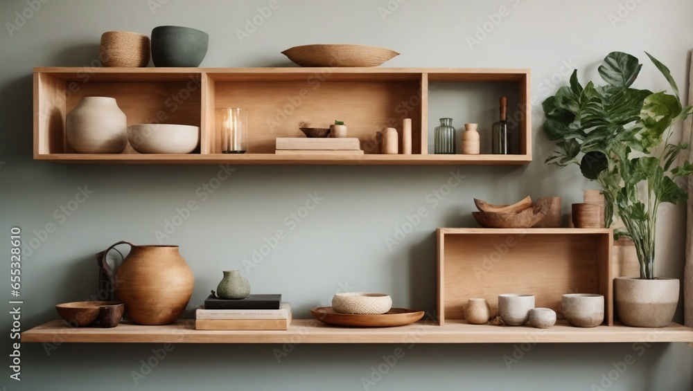 Obraz premium interior, shelf