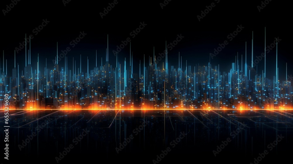 Conceptual diagram of particle lines for the structure generative ai Conceptual diagram of particle lines for the structure generative ai