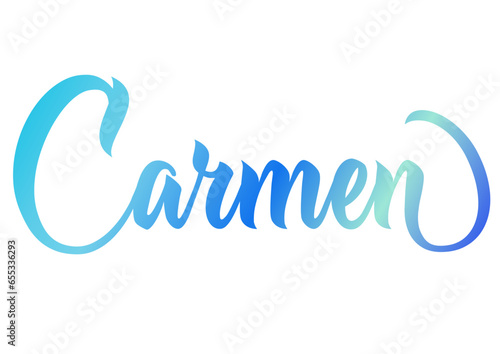 Carmen - ideal for websites, emails, presentations, greetings, banners, cards, books, t-shirt, sweatshirt, prints, mug, Sublimation, Cricut	
