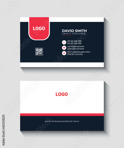 Modern professional business card