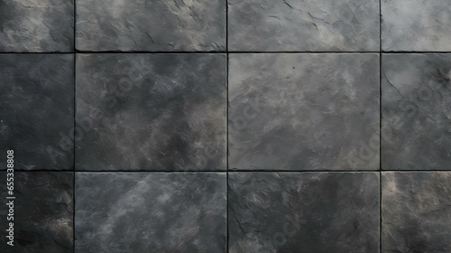 Pattern of Travertine Tiles in anthracite Colors. Top View