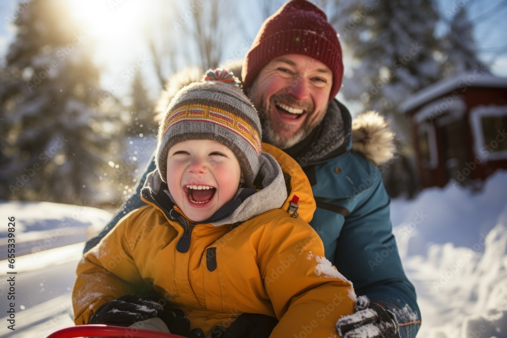 Joyful Moments: Family Winter Activities Captured