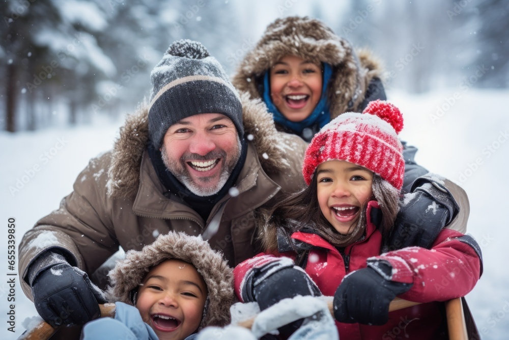 Joyful Moments: Family Winter Activities Captured