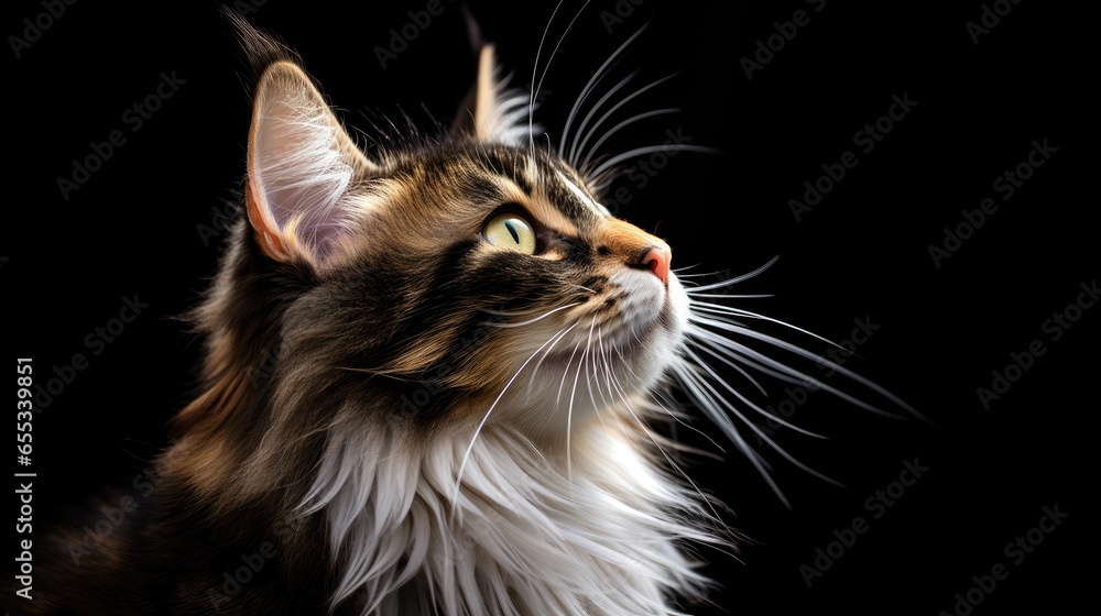 sheer elegance of a pure breed cat up close, where every whisker and fur strand tells a story of feline beauty. sheer elegance of a pure breed cat up close, where every whisker and fur strand tells a story of feline beauty.