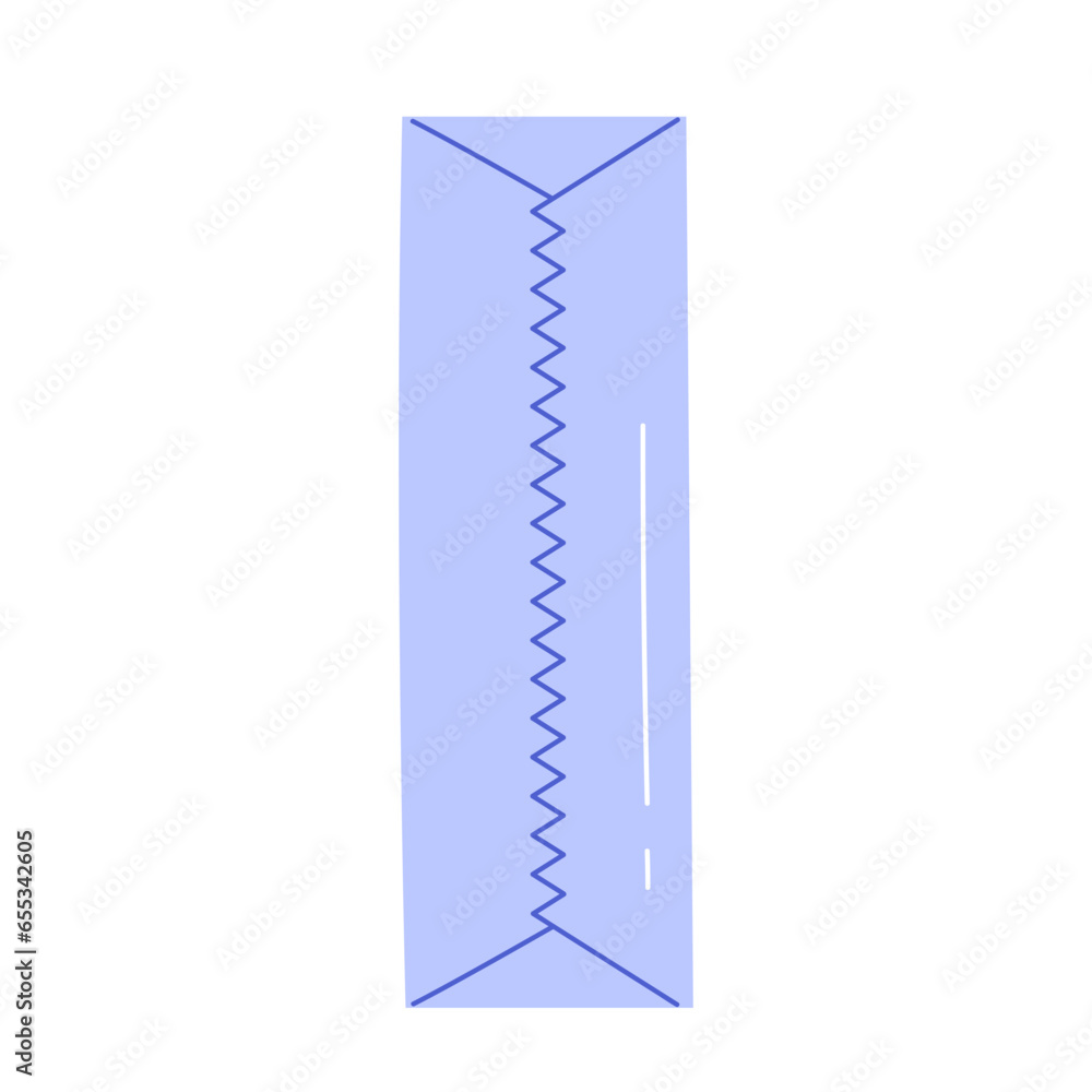 Bubble gum wrapped in paper foil. Unwrapped chewing gum plate. Sweet