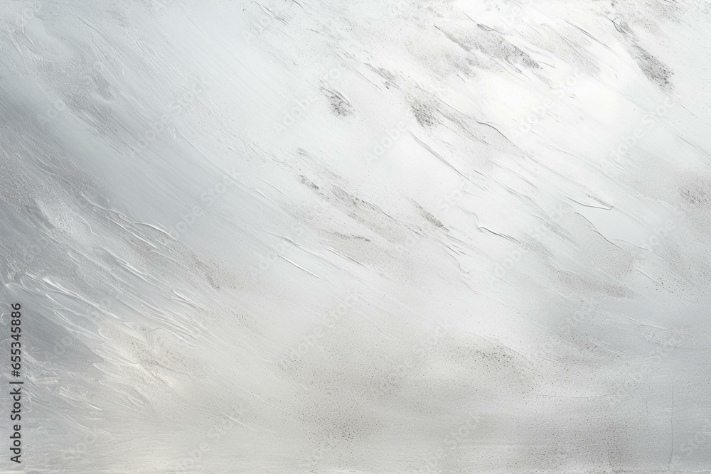 Background with silver metal appearance and textured brush strokes. Generative AI