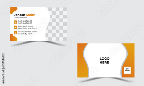 Creative and luxury business card template and clean professional template 