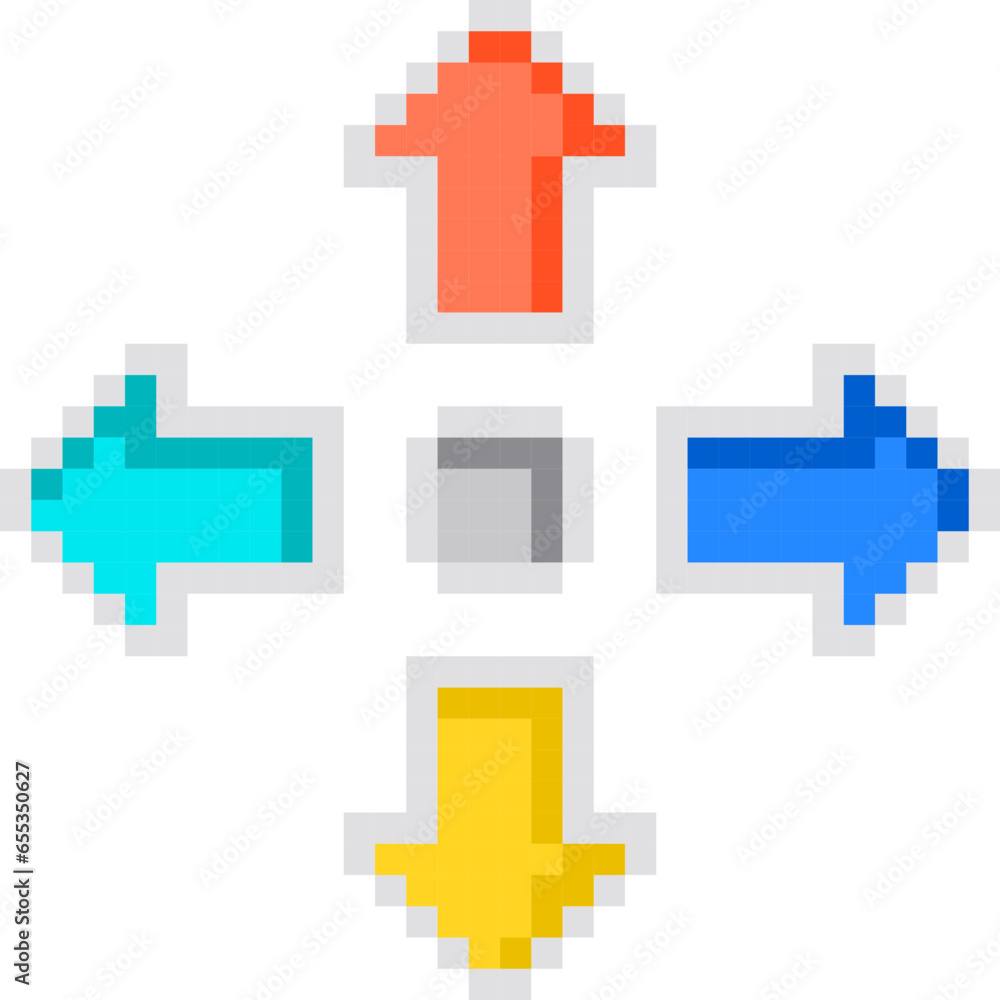 Arrow Pixel Art Flat icons Arrow Pixel Art Flat icons