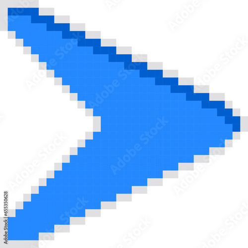 Arrow Pixel Art Flat icons