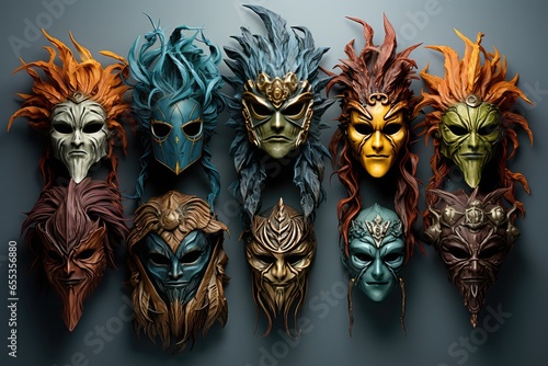 venetian carnival masks