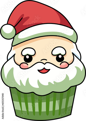 Santa Cupcake