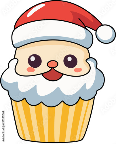 Santa Cupcake