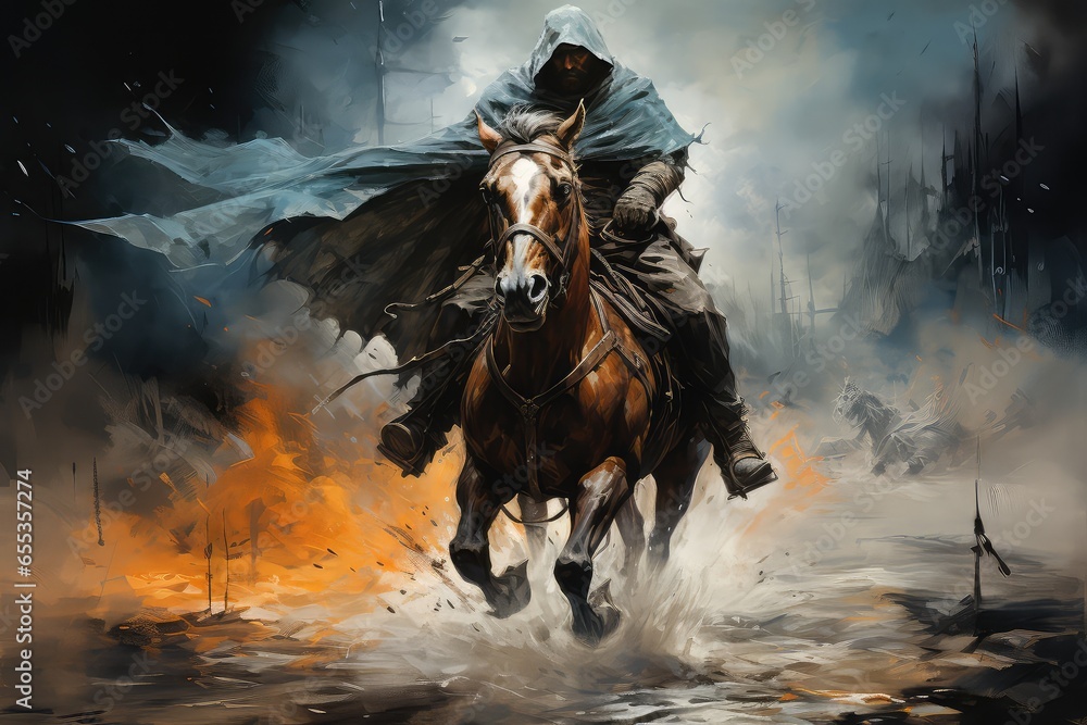 Headless Horsemen Halloween sublimation Headless Horsemen Halloween sublimation