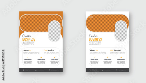 Professional brochure design, cover modern layout, annual report, poster, flyer in A4