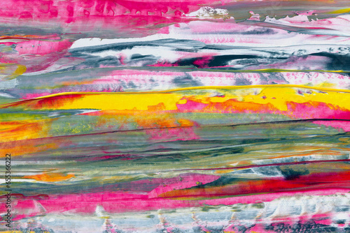 Abstract background. Hand painted colorful item. 