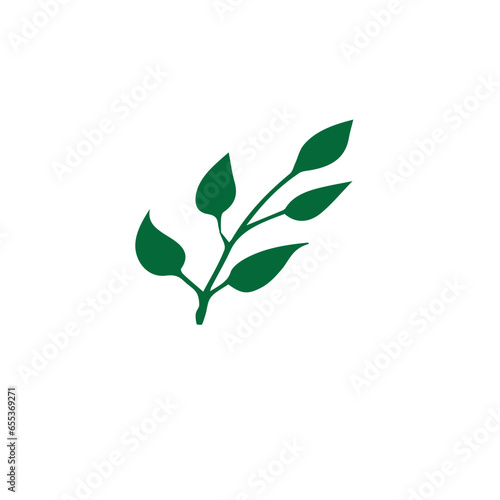 green leaf isolated on white background. green leaf icon. green leaves icon isolated on white background in illustration vector design. green leaves icons. 