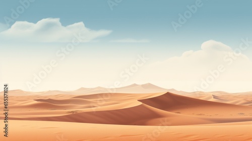 sand dunes and sky. Generative AI  © ArtSpree