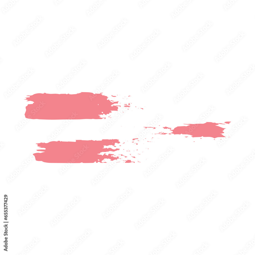 red paint splashes illustration on isolated white background design vector.